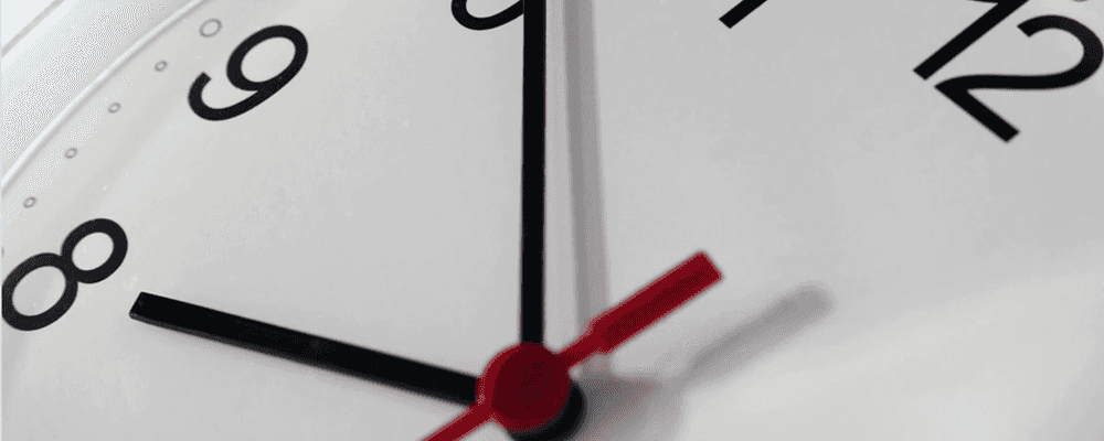 Low-angle image of a clock